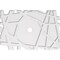 Ekena Millwork Novo Architectural Grade PVC Ceiling Medallion, 38"W x 25 3/8"H x 3"ID x 13 1/2"C x 1"P, One-Piece CMP38X25NO-03000 - alternate 1